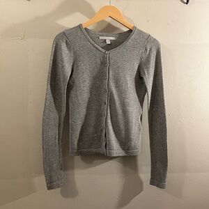 Old Navy gray cotton button up cardigan
